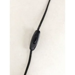 Lampe De Sol Apollon Smooth Noir O35Cm