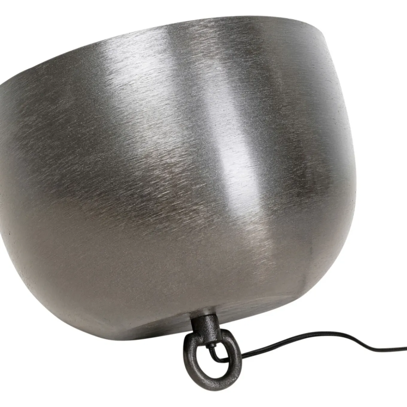Lampe De Sol Apollon Smooth Noir O35Cm