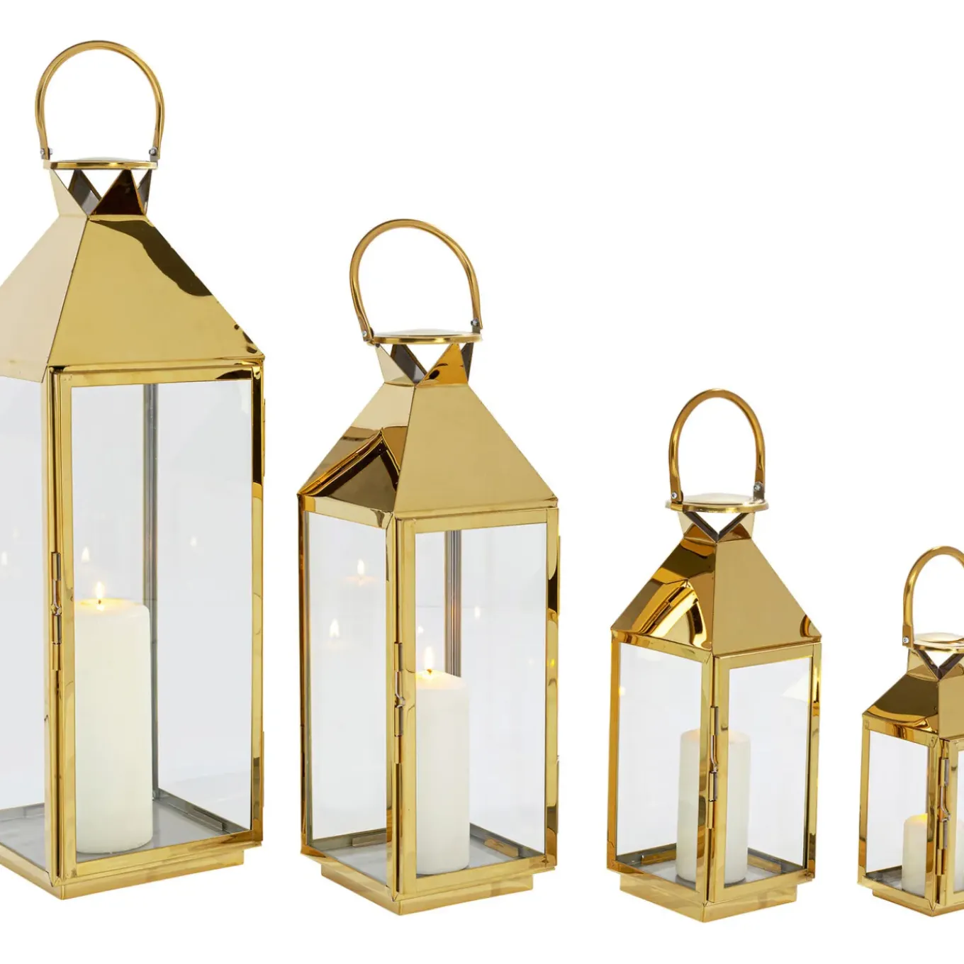 Lanterne Giardino Dore (4/Set)