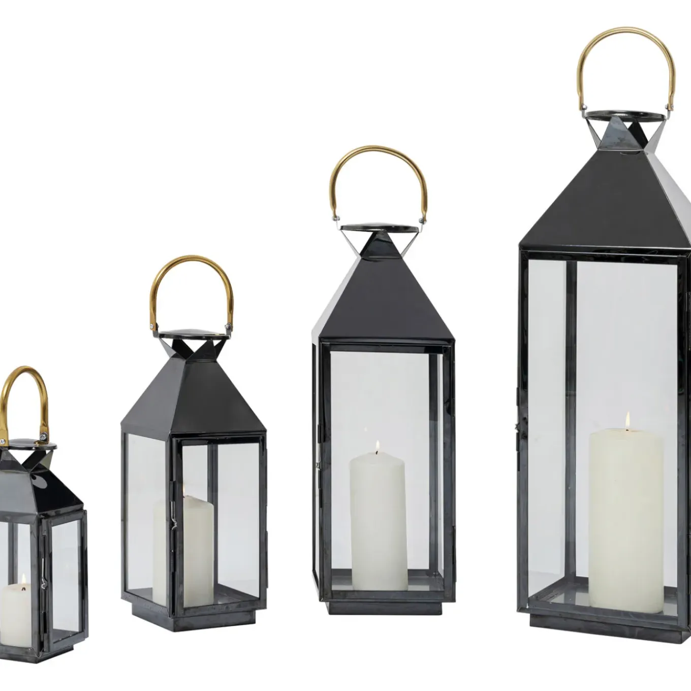 Lanterne Giardino Noir (4/Set)