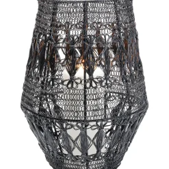 Lanterne Hayat Noir 33Cm