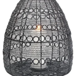 Lanterne Hayat Noir 37Cm