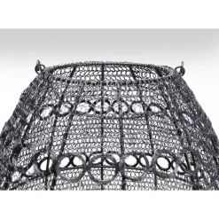 Lanterne Hayat Noir 37Cm