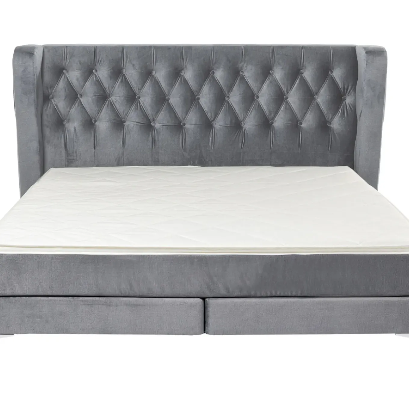 Lit Boxspring Benito Moon Gris 160X200