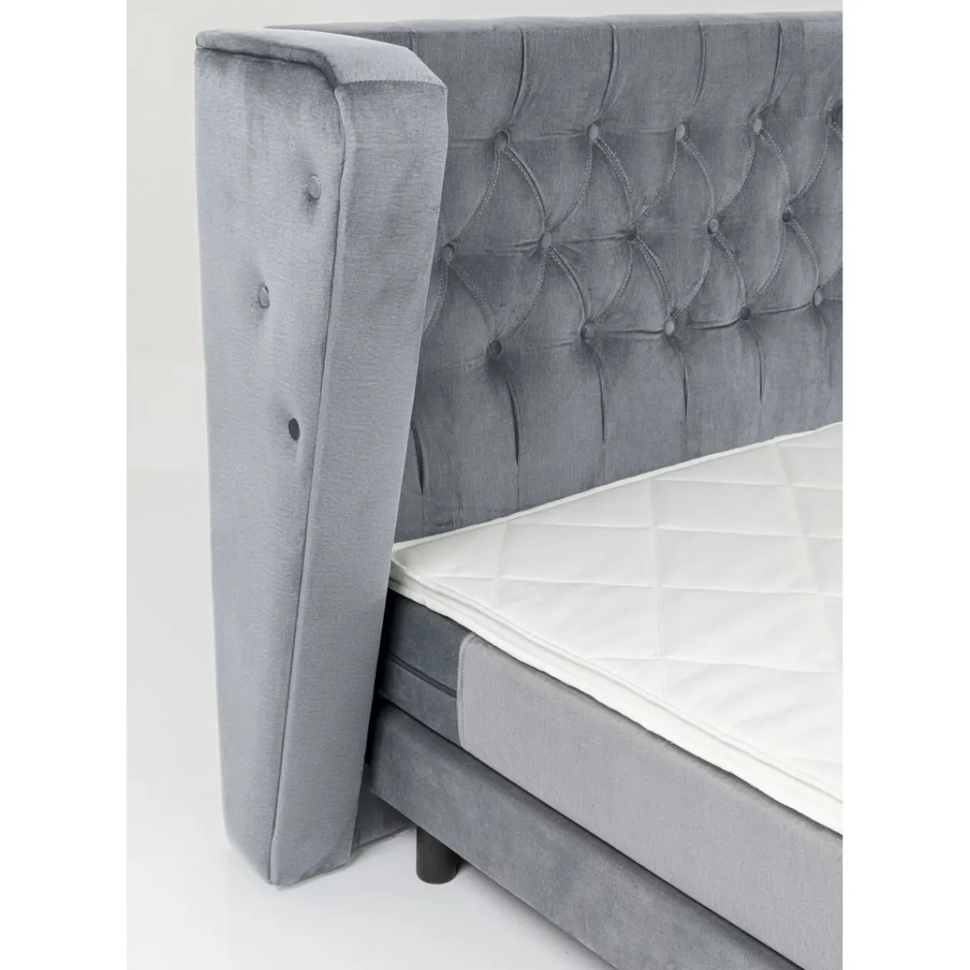 Lit Boxspring Benito Moon Gris 160X200