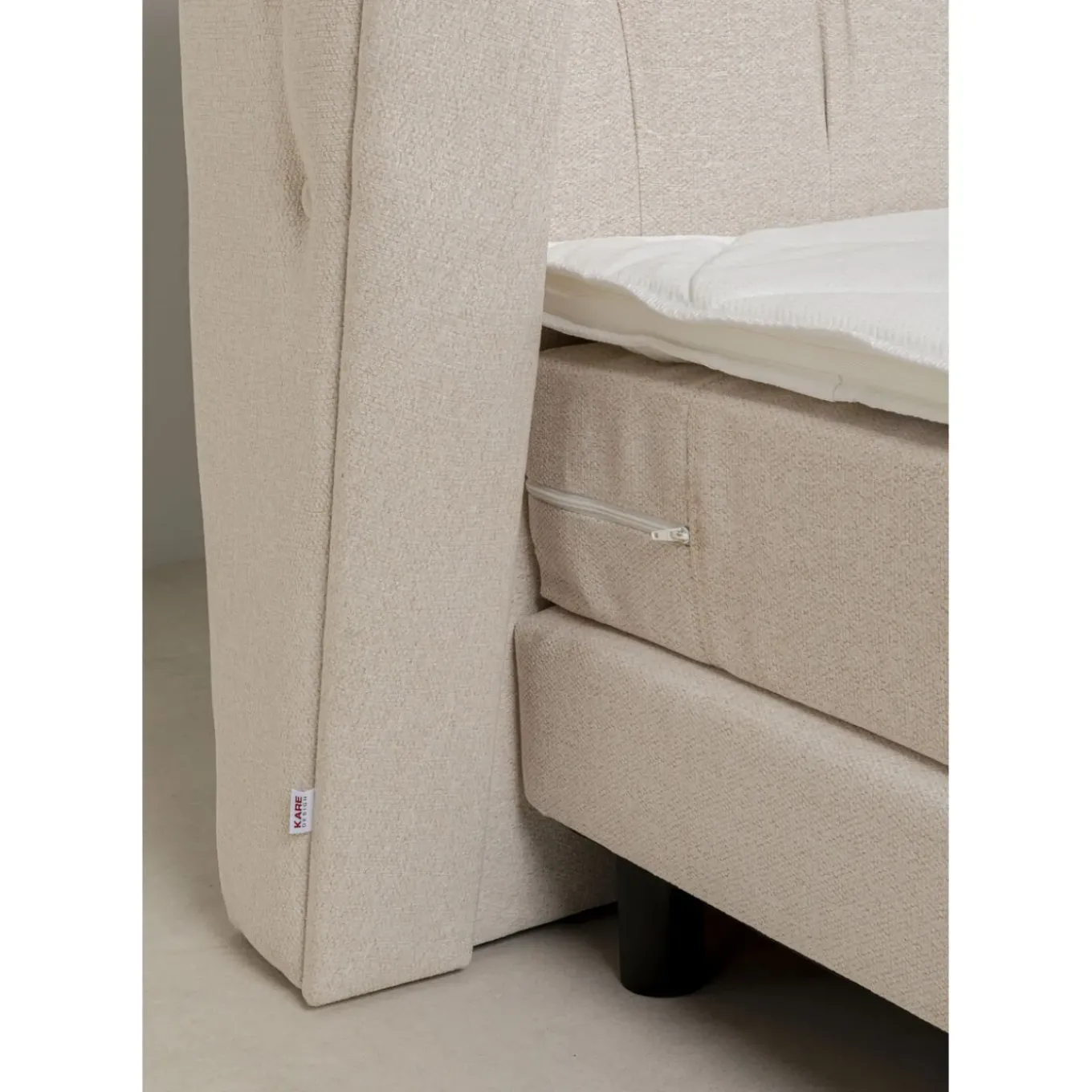 Lit Boxspring Benito Moon Creme 180X200