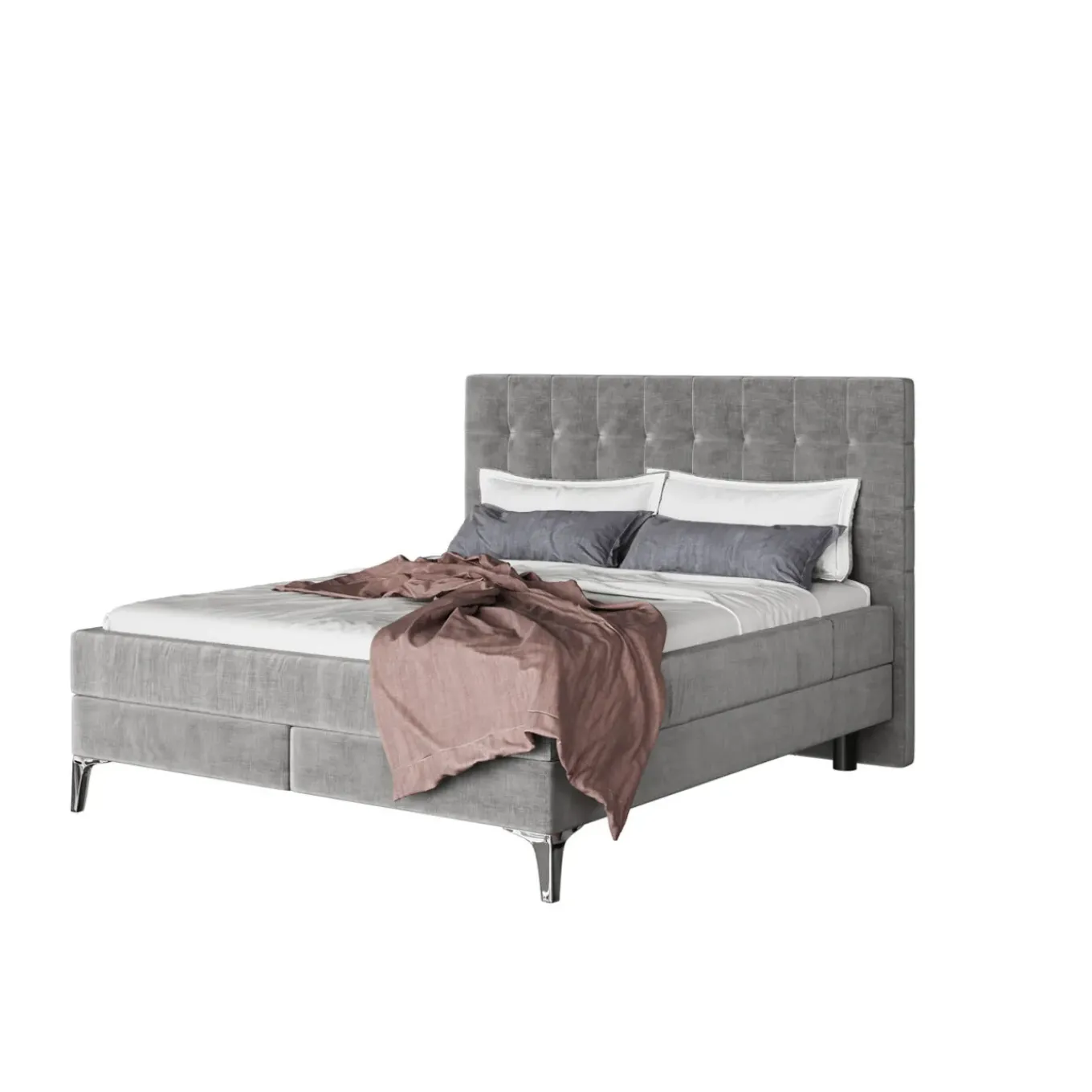 Lit Boxspring Benito Star Gris 180X200