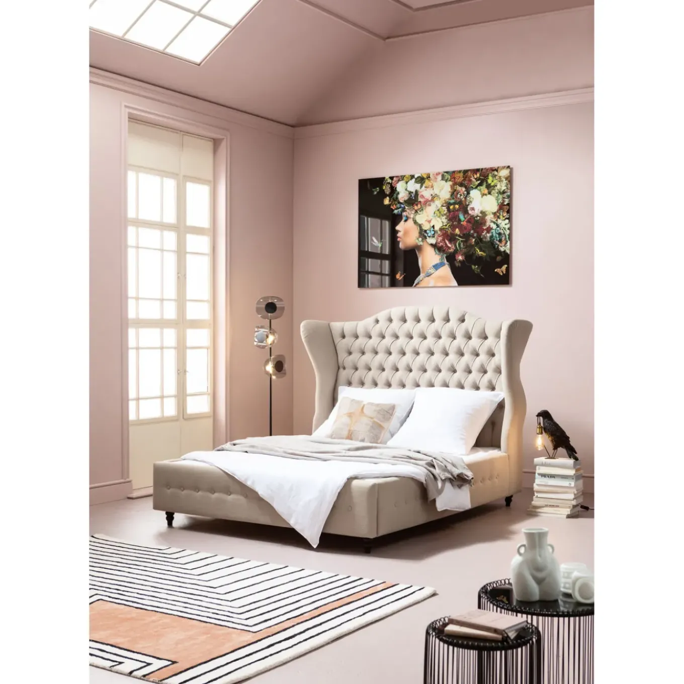 Lit City Spirit 180X200Cm Lin Naturel