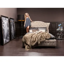 Lit City Spirit 160X200Cm Lin Naturel