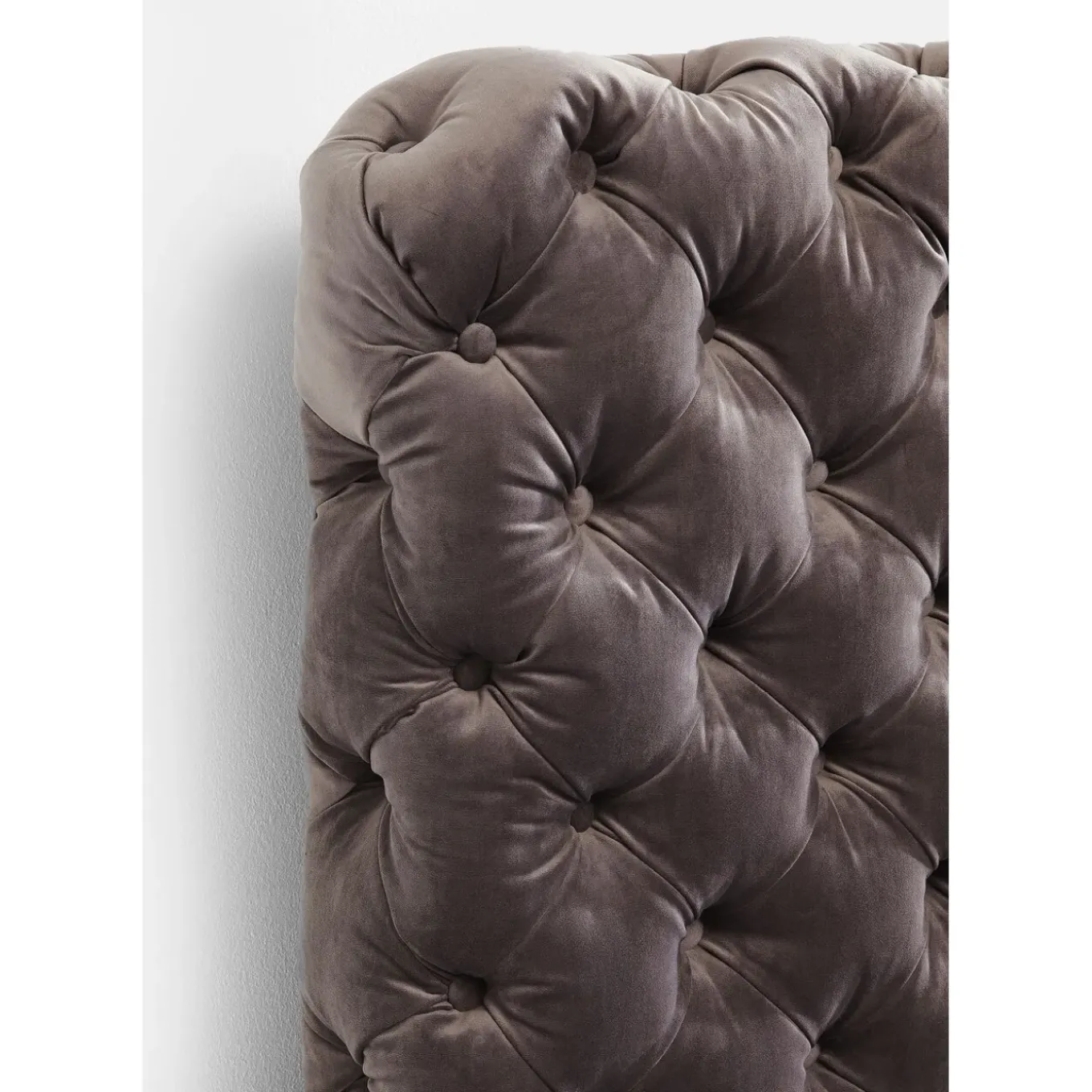 Lit Desire Haut Gris Argente 160X200Cm