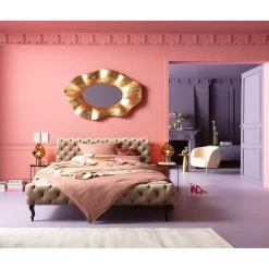 Lit Desire Velours Ecru 160X200Cm