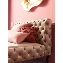 Lit Desire Velours Ecru 160X200Cm