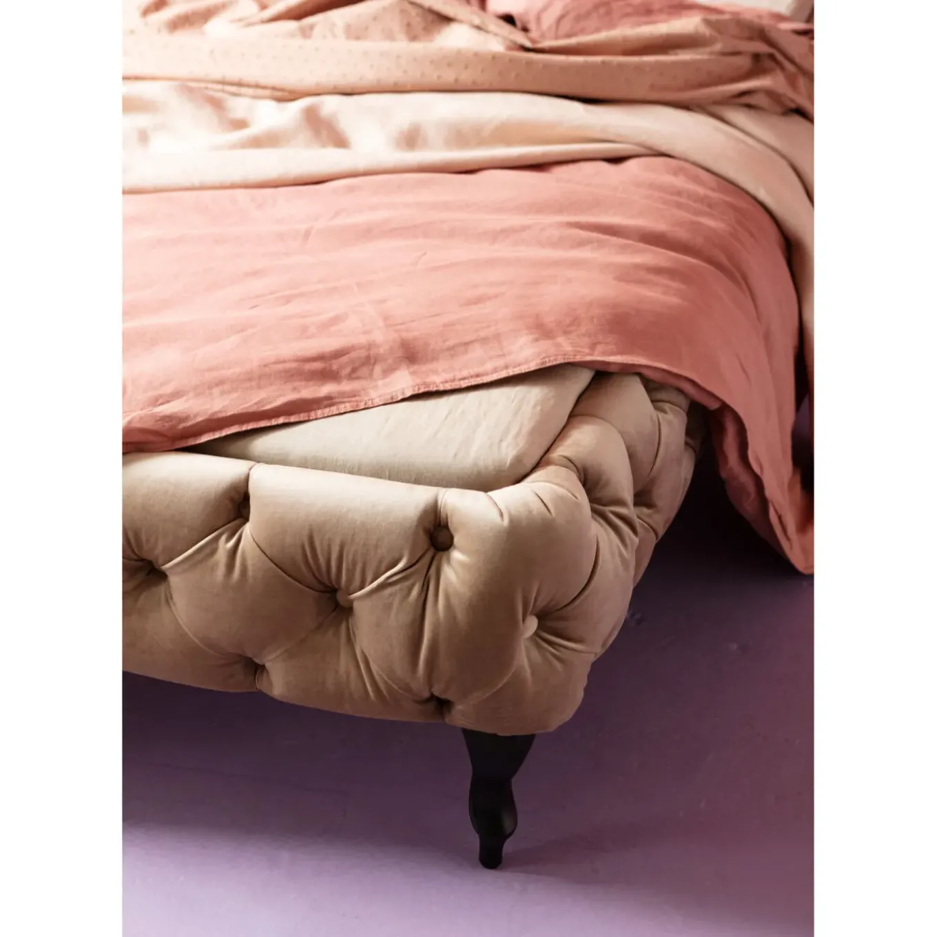 Lit Desire Velours Ecru 160X200Cm