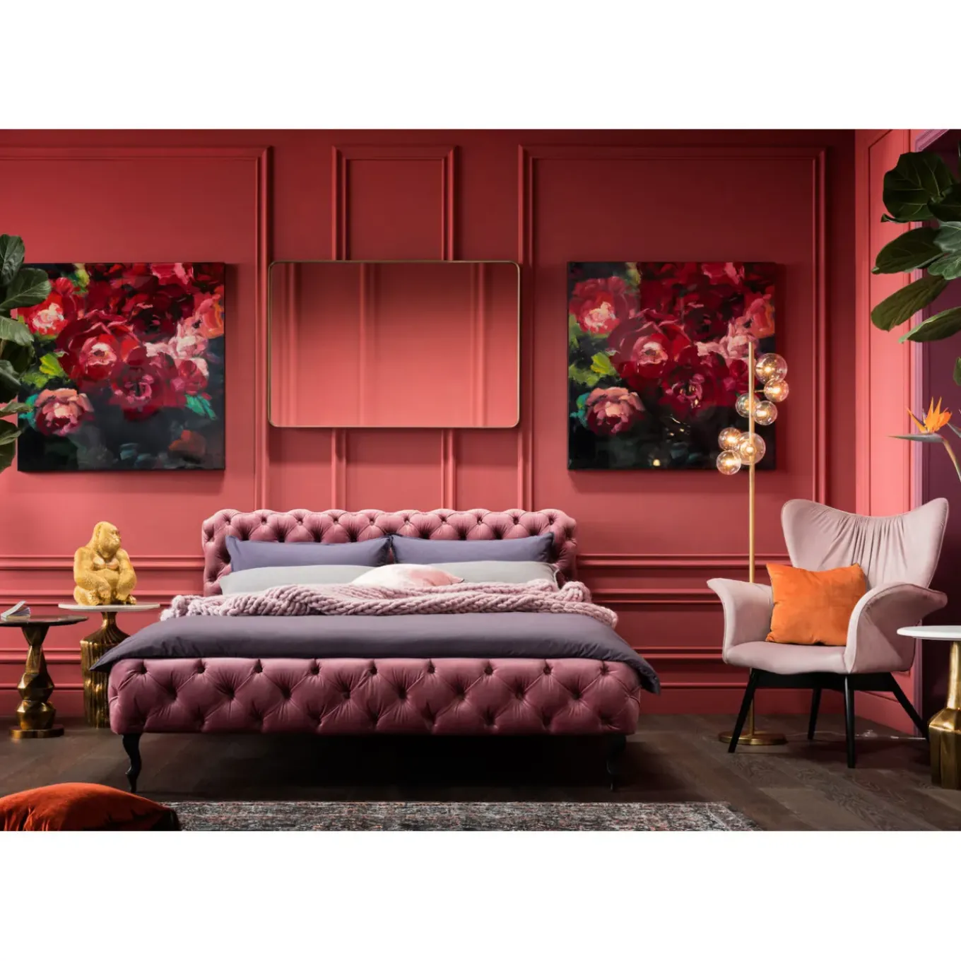 Lit Desire Velvet Rose 160X200Cm