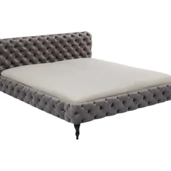 Lit Desire Velvet Silver Grey 160X200 Cm