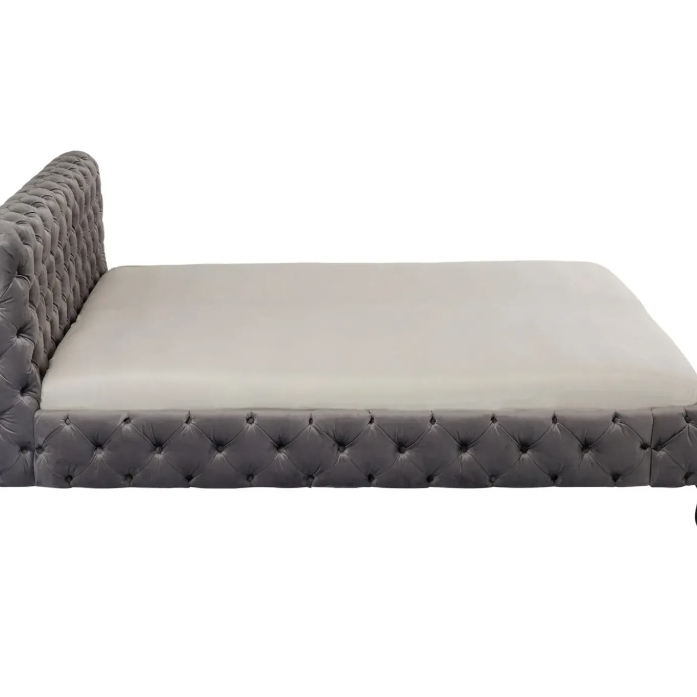 Lit Desire Velvet Silver Grey 160X200 Cm