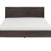Lit En Bois Brooklyn Noyer 160X200