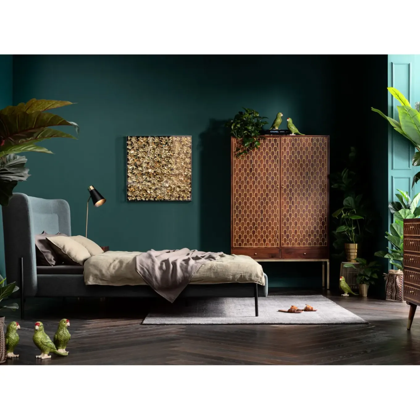 Lit Tivoli Vert 160X200Cm
