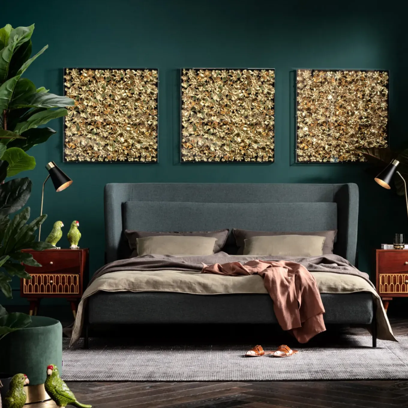 Lit Tivoli Vert 160X200Cm