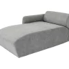 Lucca Element D Ottomane Gris Gauche 90Cm