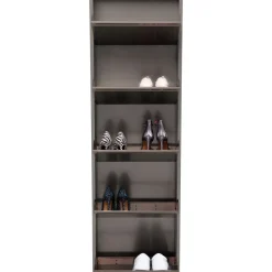 Meuble À Chaussures Caruso 5 Argente (Mailorder)