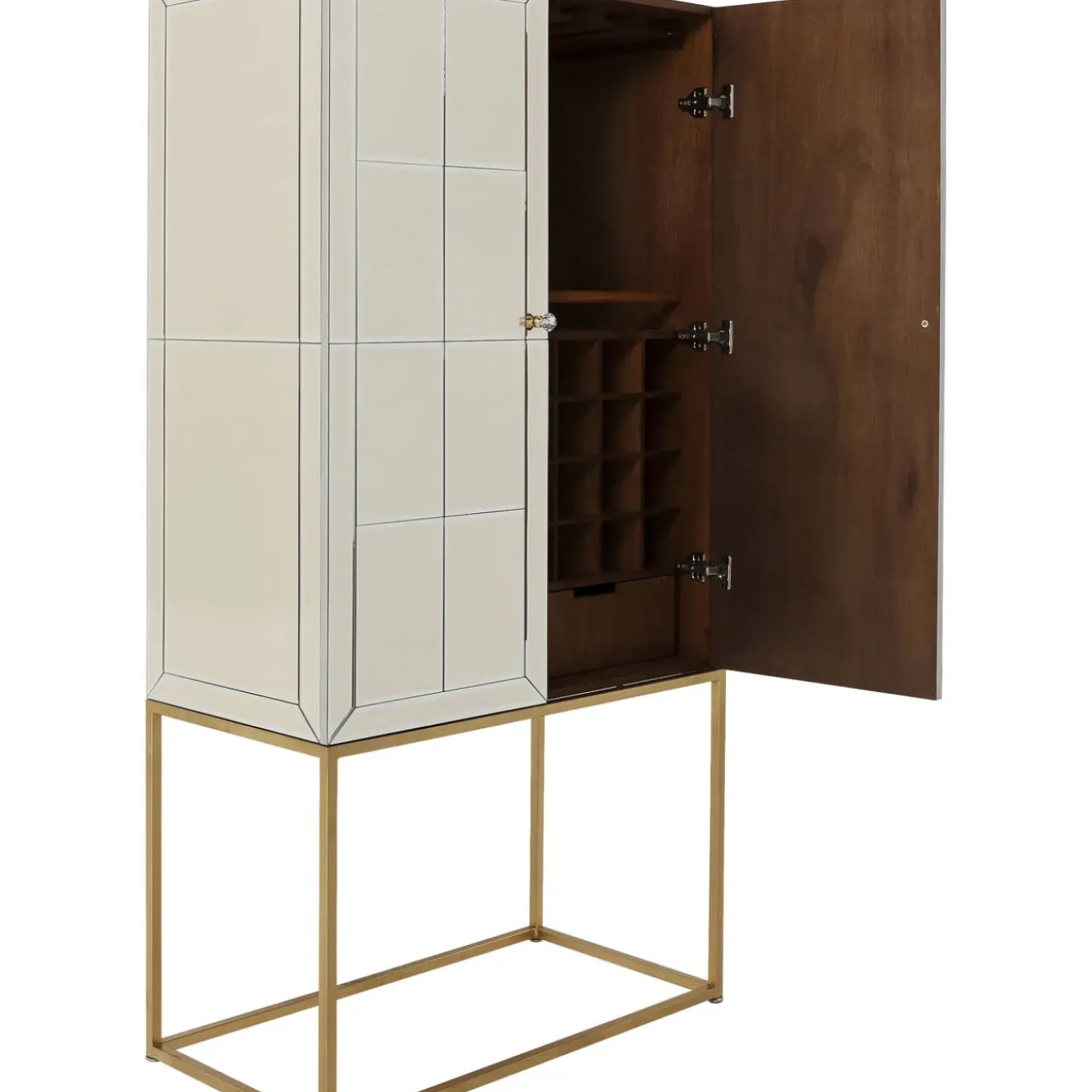 Meuble Bar Luxury Champagne 89X181Cm