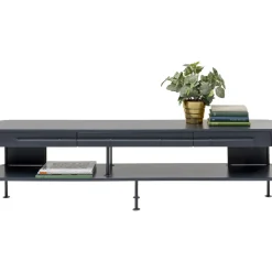 Meuble Tv Montieri Anthracite 160X47Cm