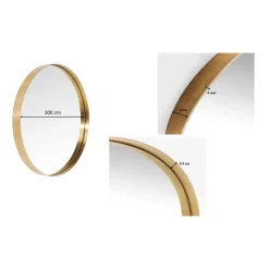 Miroir Curve Mo Laiton O100