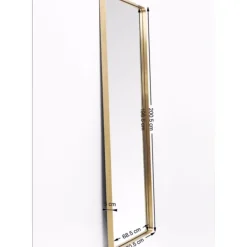 Miroir Curve Rectangulaire Laiton 70X200Cm