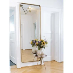 Miroir Curve Rectangulaire Laiton 70X200Cm