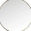 Miroir Curve Rond Cuivre O100Cm