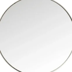 Miroir Curve Rond Inox O100Cm