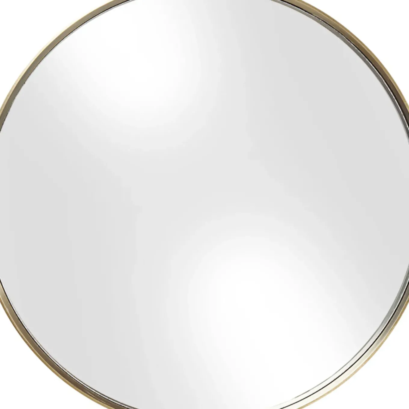 Miroir Curve Rond Laiton O60Cm