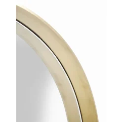 Miroir Curve Rond Laiton O60Cm