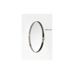 Miroir Curve Rond Laiton O100Cm