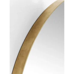 Miroir Curve Rond Laiton O100Cm