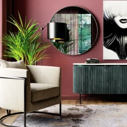 Miroir Curvy Look Chrome O100