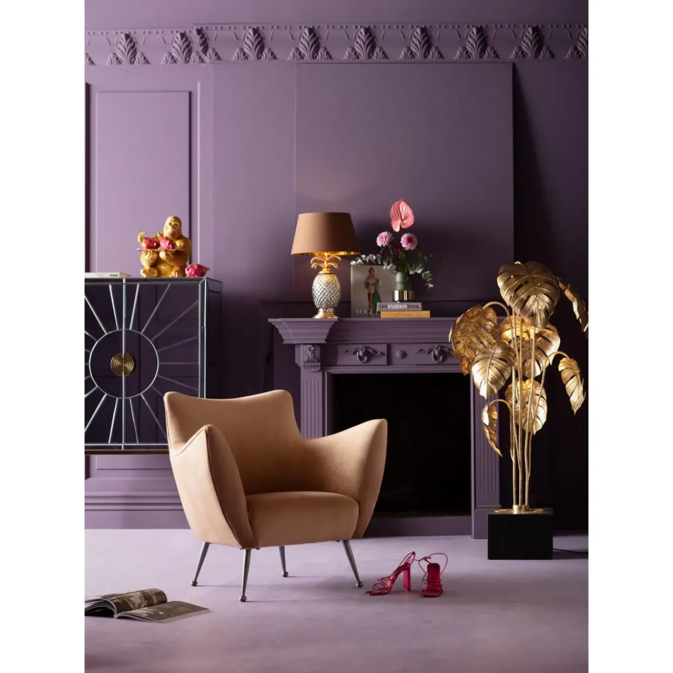 Miroir De Table Sitting Couple 18X13Cm