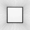 Miroir Dimension Carre Noir 91X91Cm
