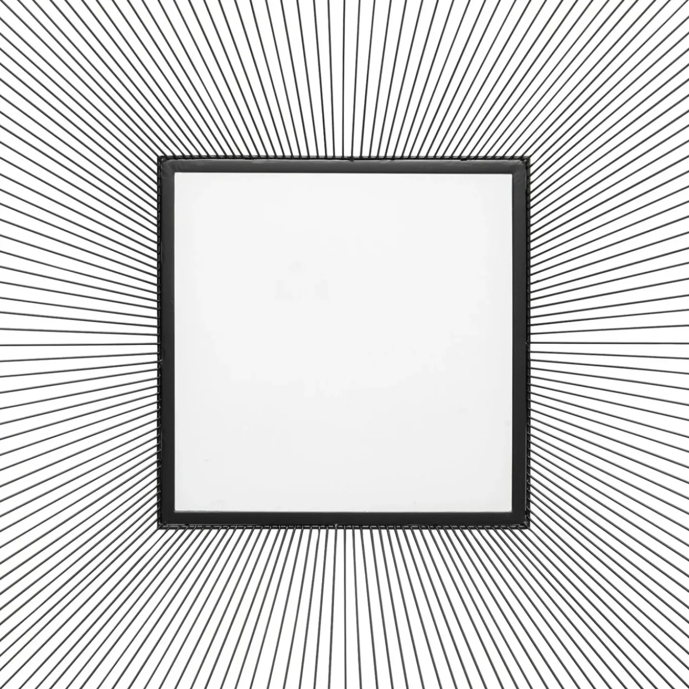 Miroir Dimension Carre Noir 91X91Cm