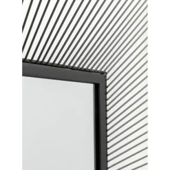 Miroir Dimension Carre Noir 91X91Cm