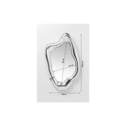 Miroir Hologram Argente 117X68Cm
