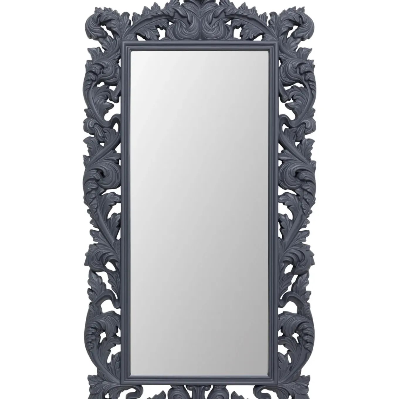 Miroir Mural Baroque Valentina Gris 100X190Cm