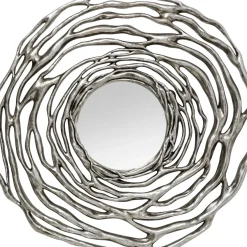 Miroir Mural Twiggy Argente O121Cm