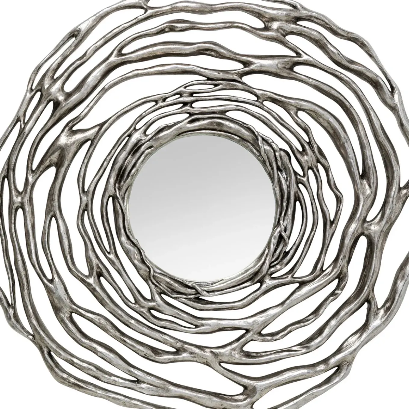 Miroir Mural Twiggy Argente O121Cm