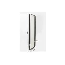 Miroir Ombra Mo Soft Noir 80X200Cm