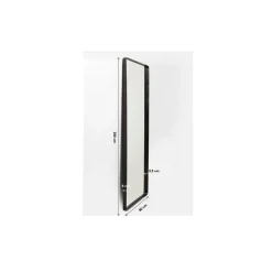 Miroir Ombra Soft Noir 200X80Cm
