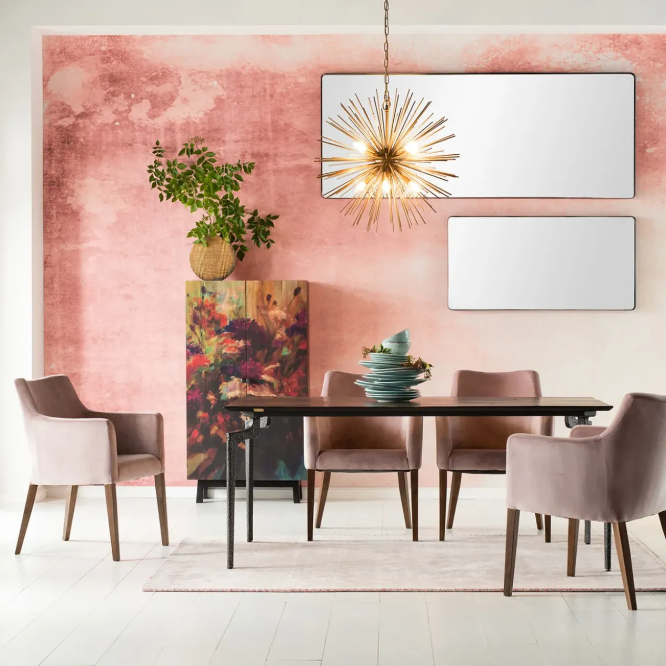 Miroir Ombra Soft Noir 120X60Cm