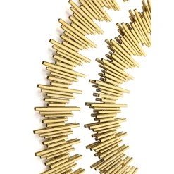 Miroir Solare Dore O132Cm