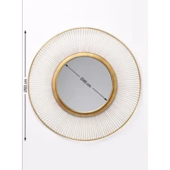 Miroir Sun Storm Gold O93Cm